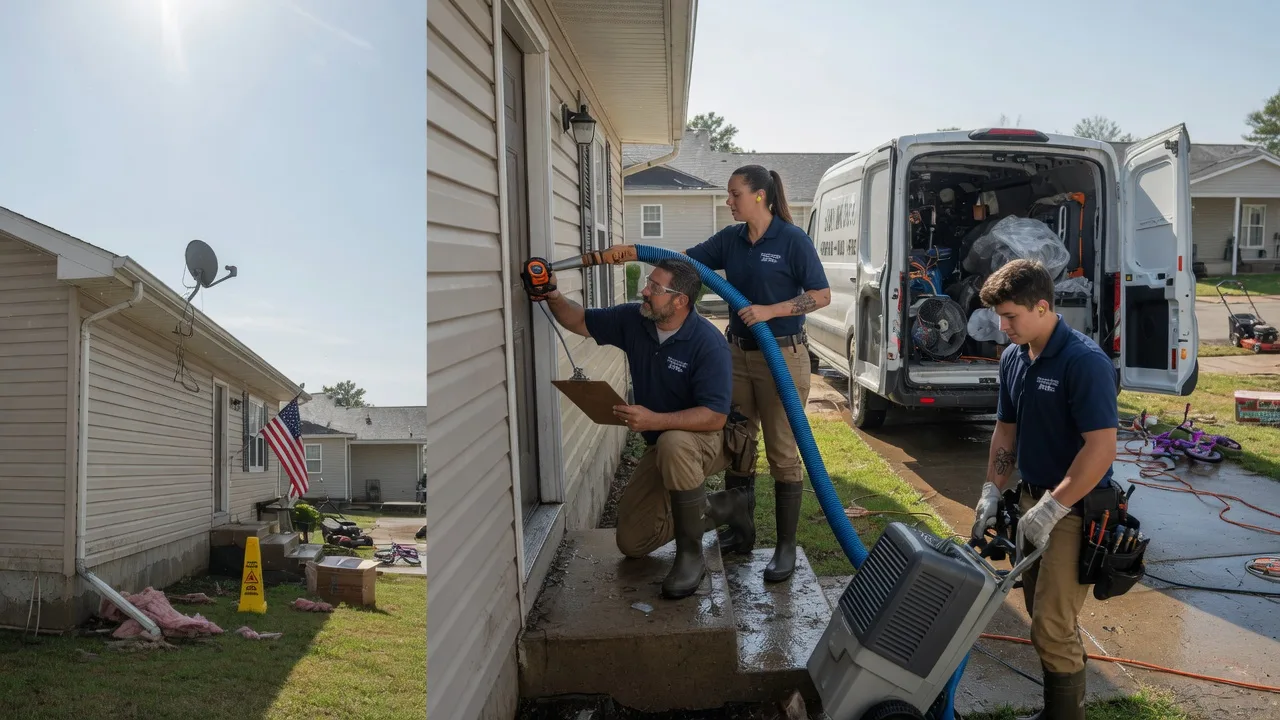 Ceiling Water Damage Restoration in Cameron, LA near me